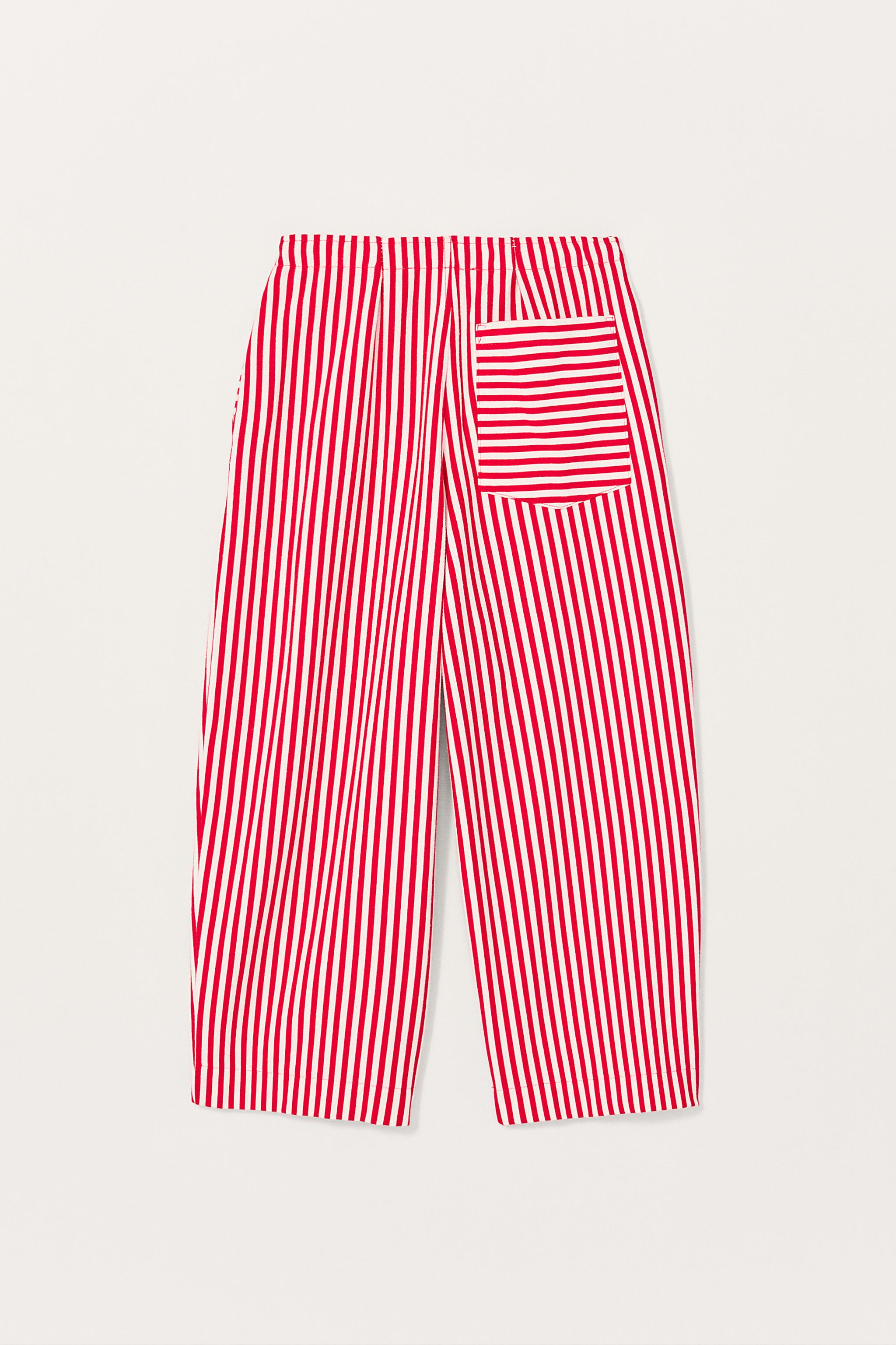 LIMITED EDITION STRIPED BALLOON PANTS